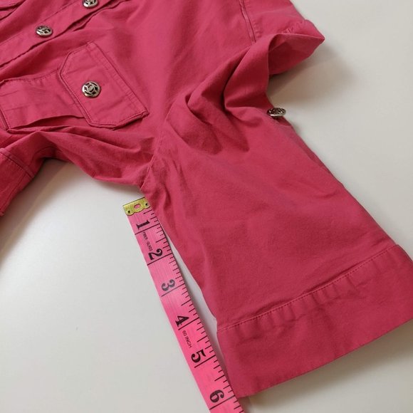 Bebe Hot Pink Blouse - Picture 7 of 8